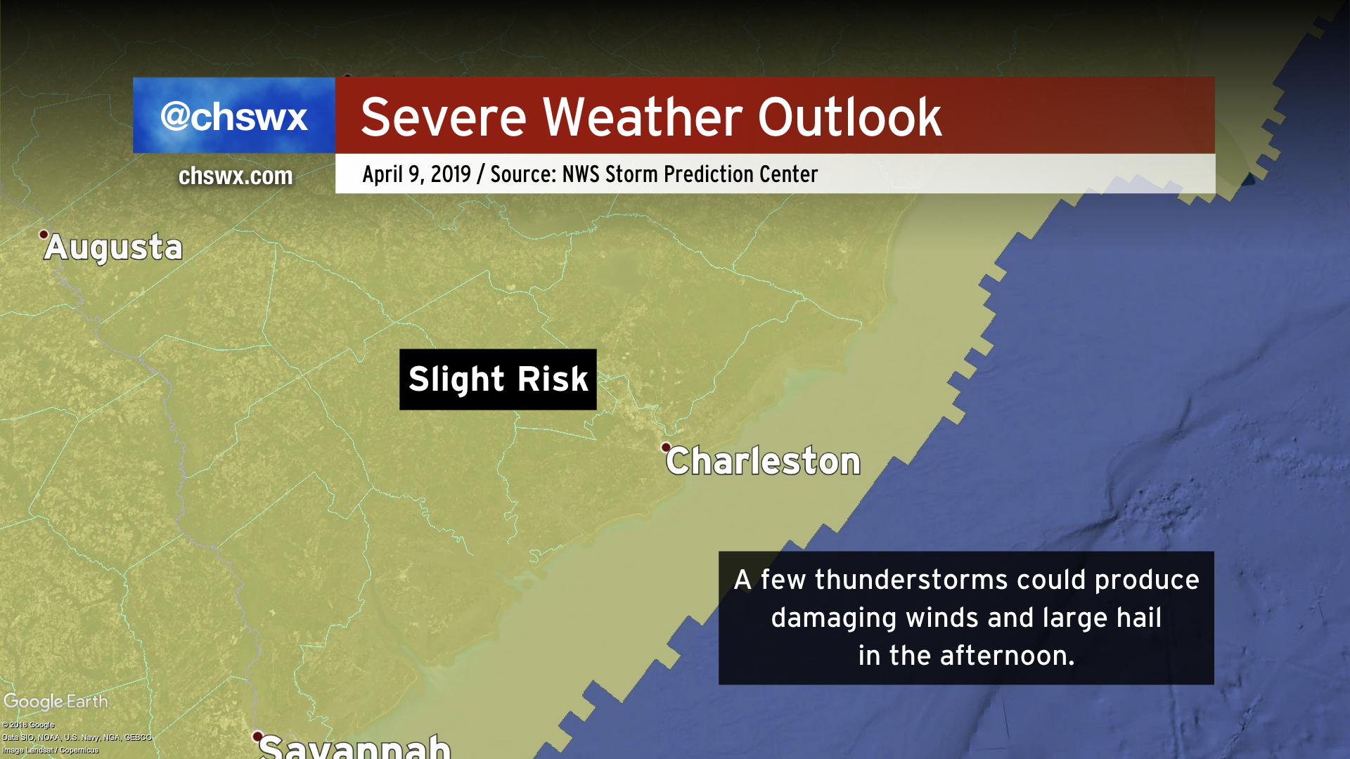 A Couple Severe Storms Possible Today Charleston Weather 2204